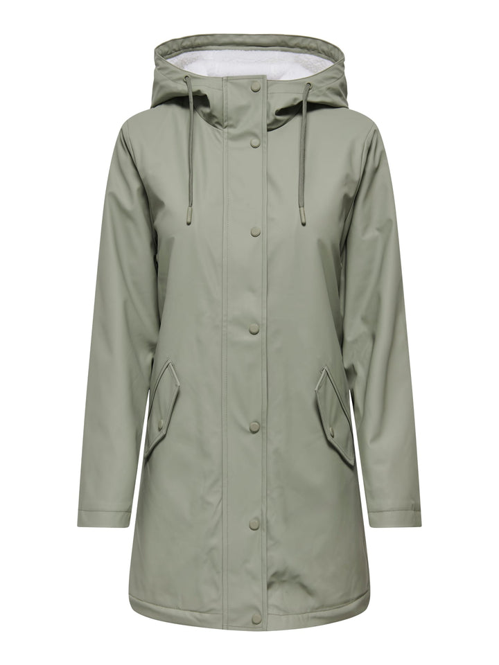 Only 15206116 Sally regenjas dames olijf