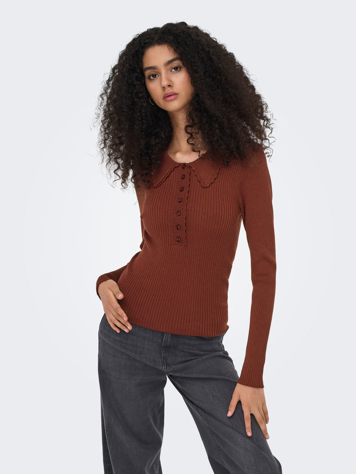 Jacqueline de Yong Ada trui bordeaux – dames