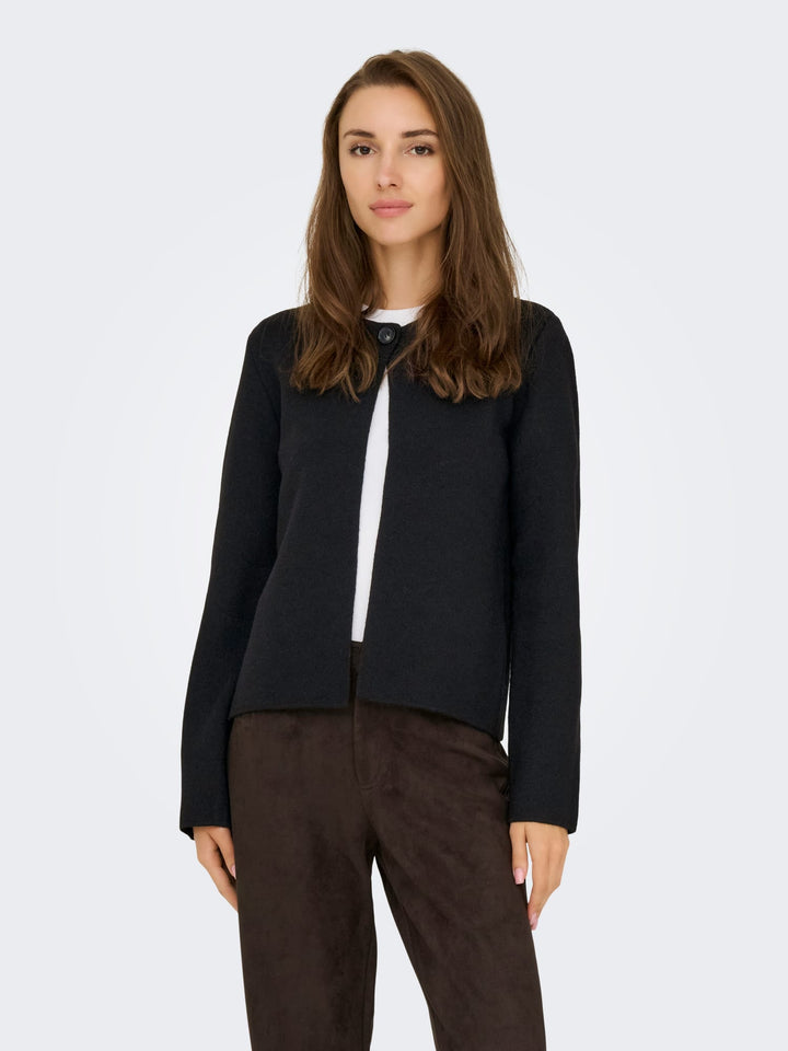 Only 15350578 Anneli gebreid vest zwart
