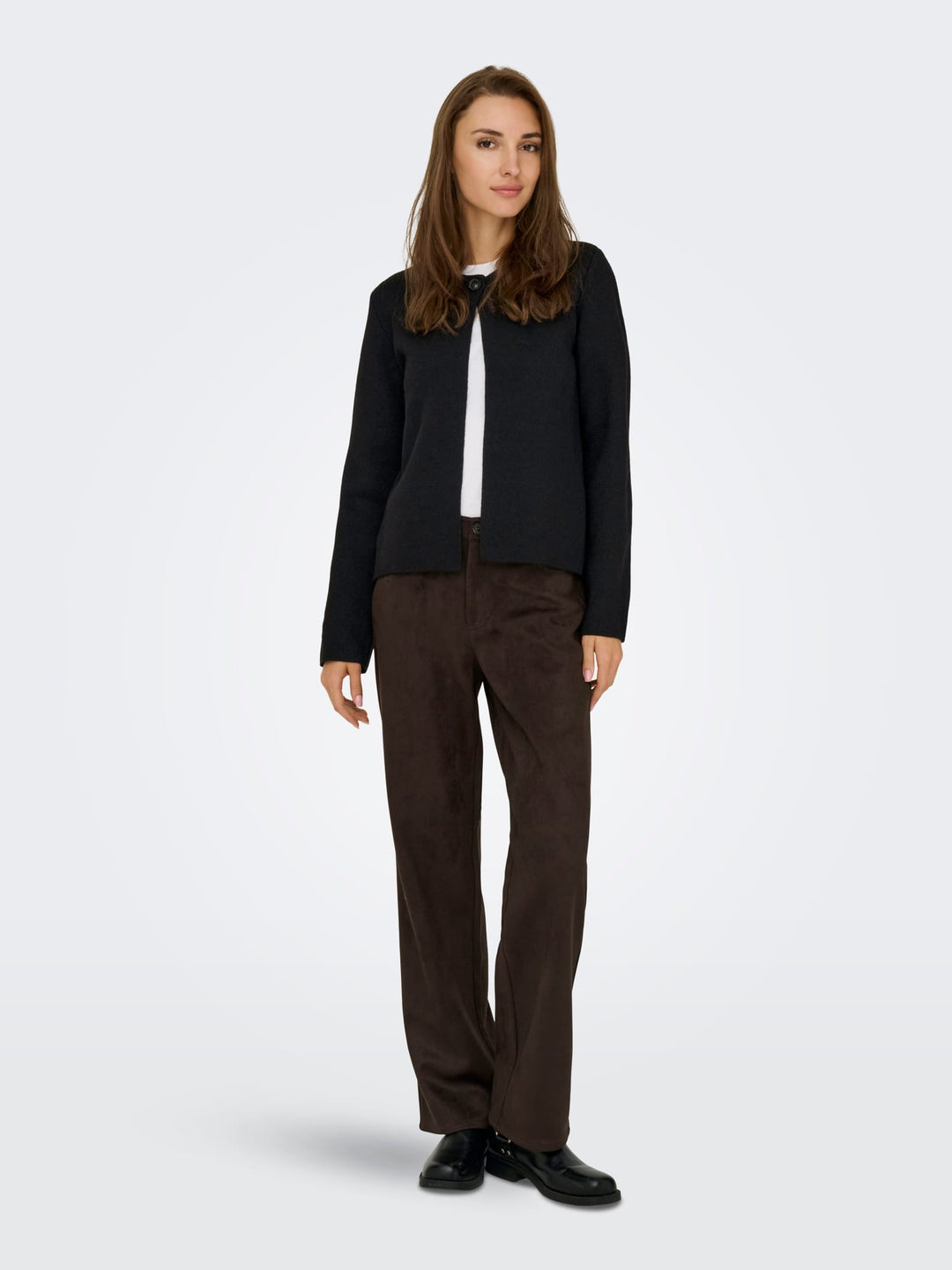 Only 15350578 Anneli gebreid vest zwart