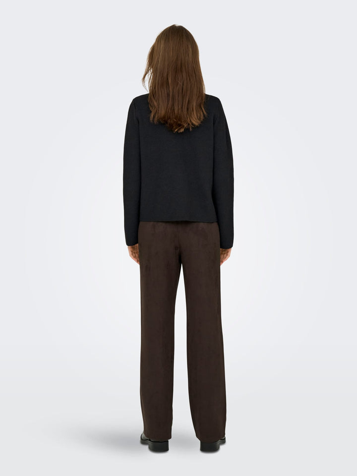 Only 15350578 Anneli gebreid vest zwart