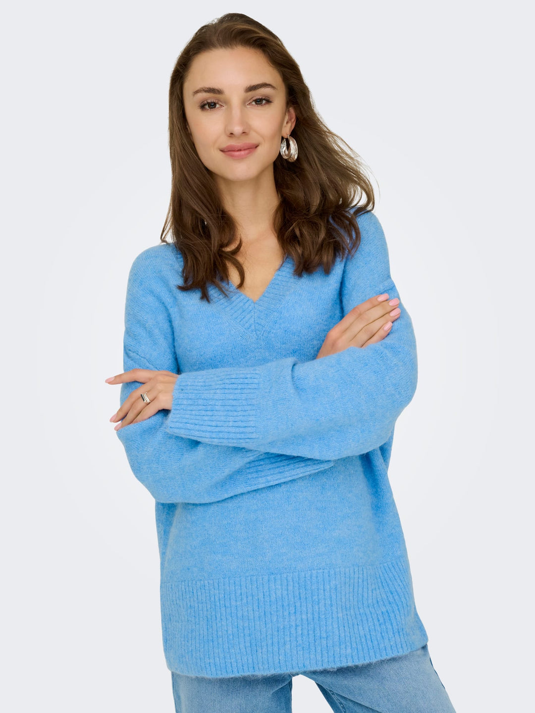 Jacqueline de Yong 15350854 Marina trui dames lichtblauw