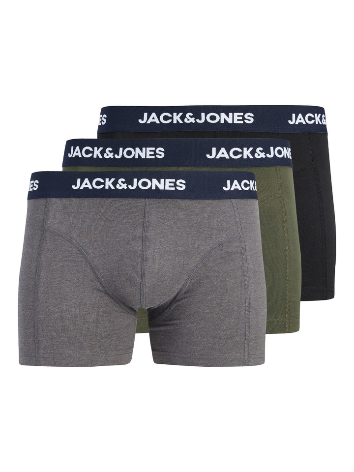 Jack &amp; Jones 12300931 Lamp boxershort donkergroen – heren