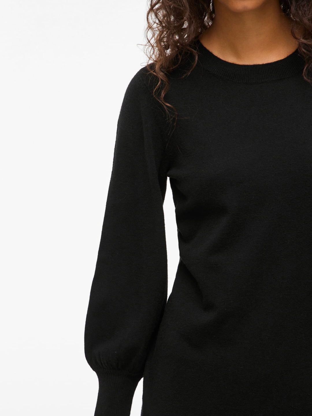 Vila 14110188 Kerry jurk midi dames zwart