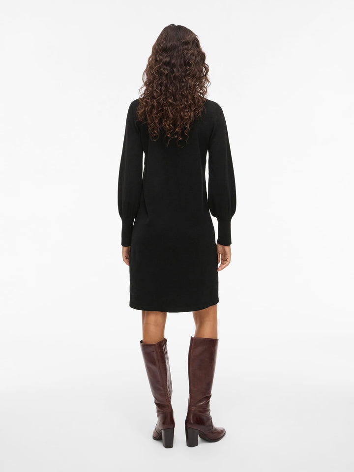 Vila 14110188 Kerry jurk midi dames zwart