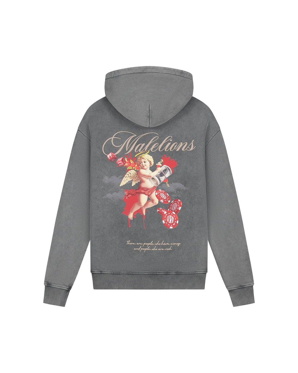 Malelions men MM1-AW25-49 sweater antraciet – heren