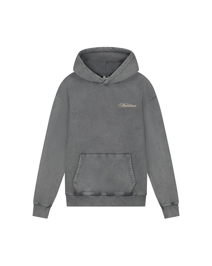 Malelions men MM1-AW25-49 sweater antraciet – heren
