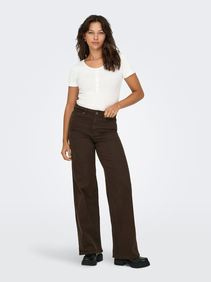 Only 15371660 Madison jeans bruin – dames - L32