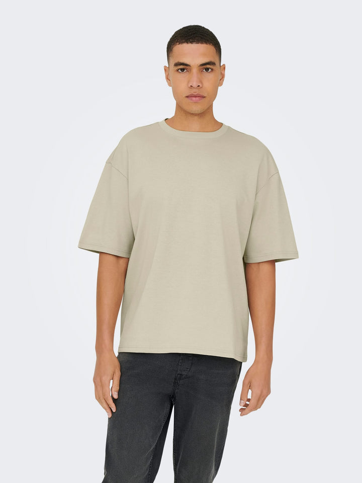 ONLY & SONS Capian T-shirt beige – heren