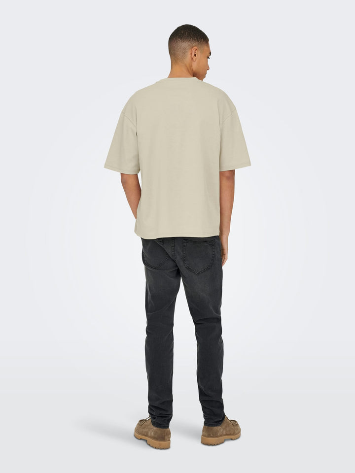 ONLY & SONS Capian T-shirt beige – heren