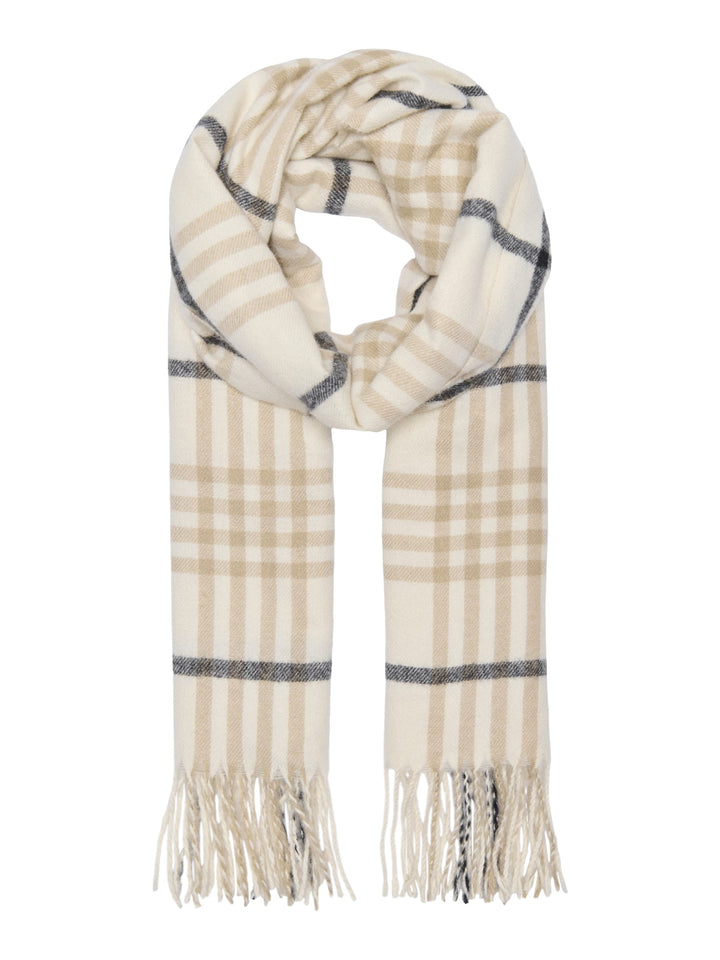 Only 15376304 Mathilde sjaal ecru dessin – dames