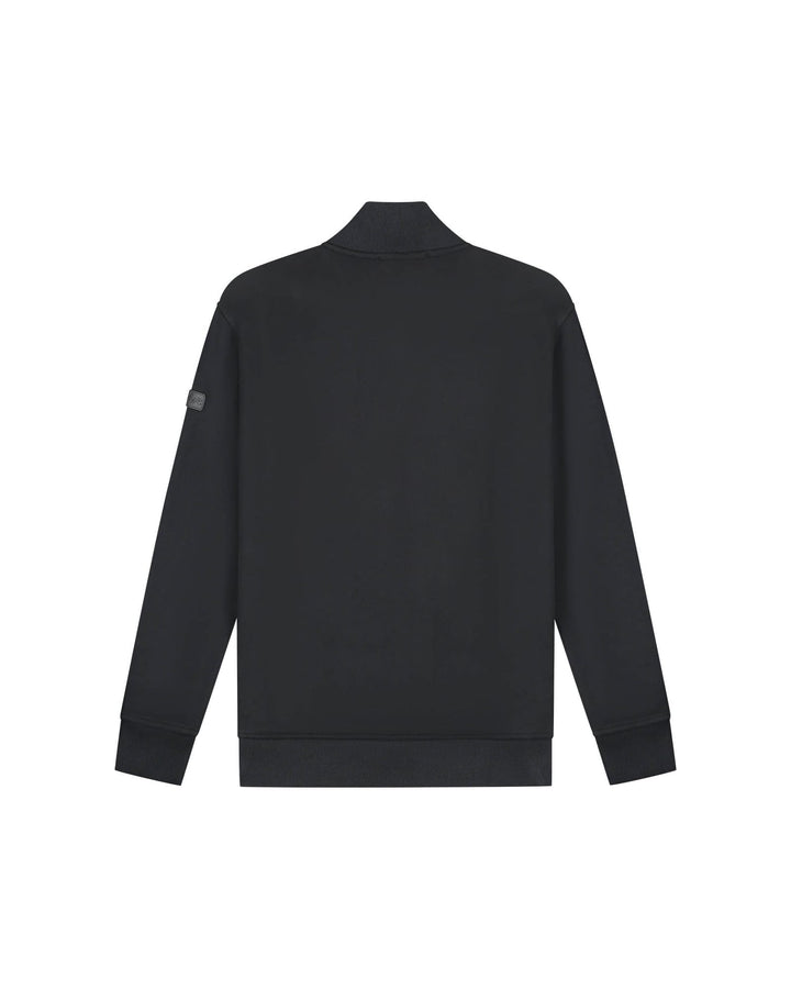 Malelions men Turtle Half Zip Sweater zwart – heren