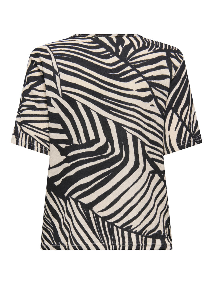Jacqueline de Yong Debbie top ecru dessin – dames