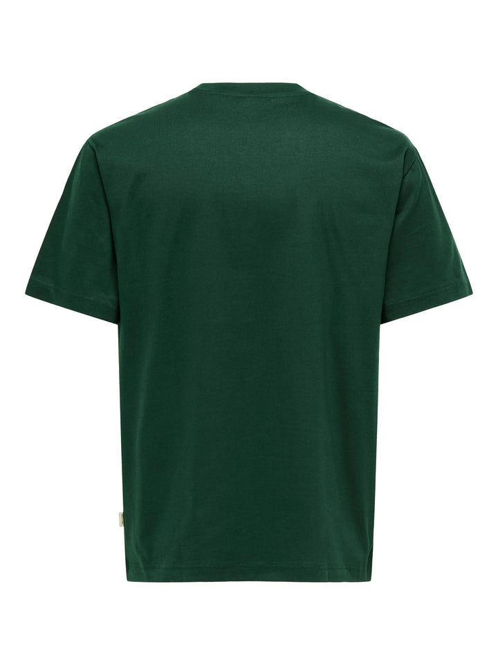 ONLY & SONS ONSFRED LIFE RLX SS TEE groen – heren t-shirt