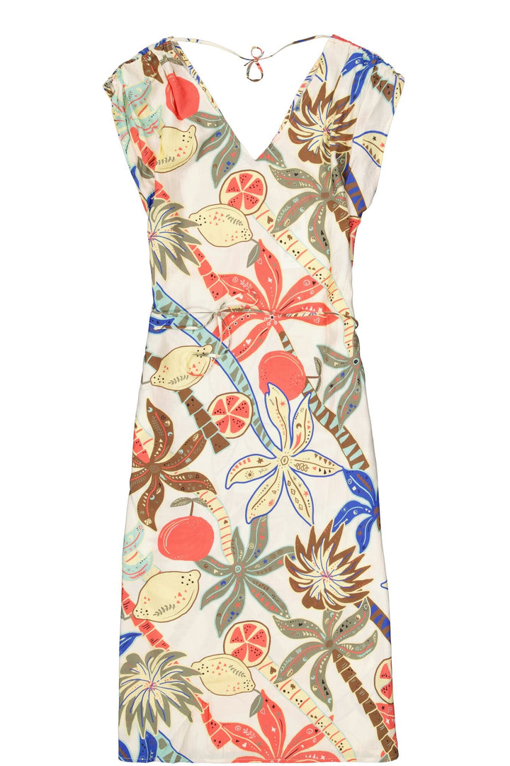 Garcia woman R260280 ecru dessin maxi jurk – dames