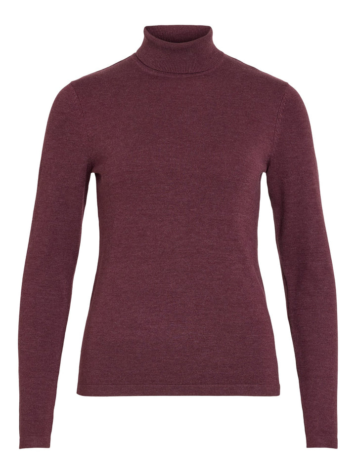 Vila 14115276 Malu top l/m dames bordeaux