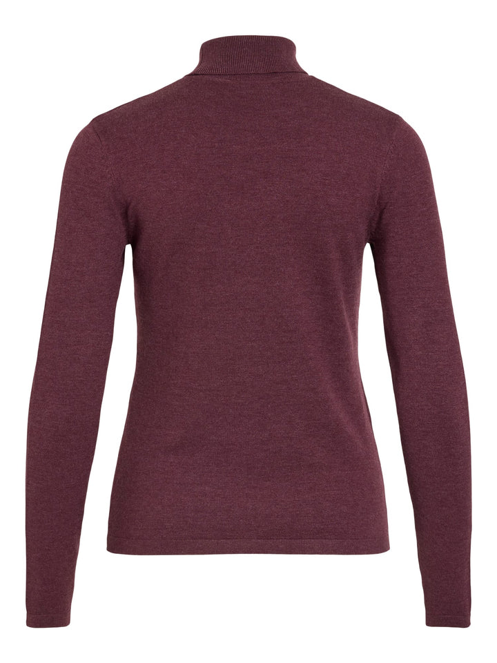 Vila 14115276 Malu top l/m dames bordeaux