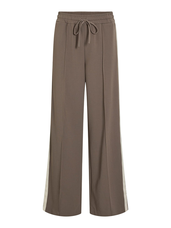 Vila Clua lange broek taupe – dames