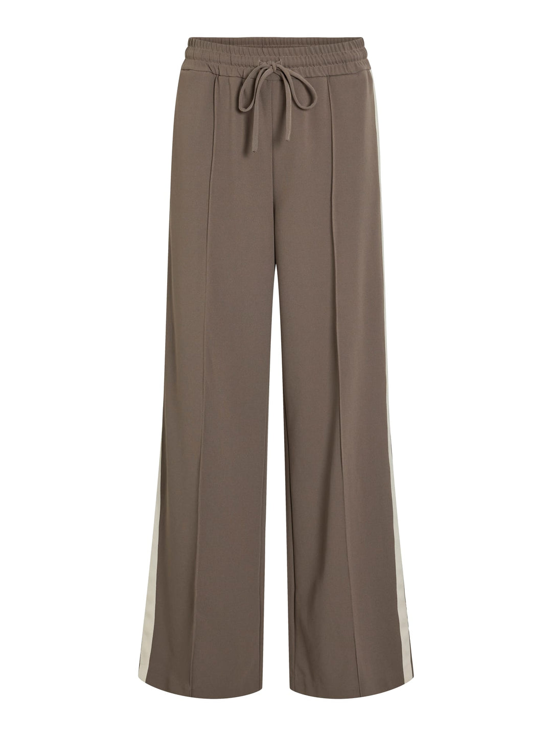 Vila 14114455 Clua lange broek taupe – dames