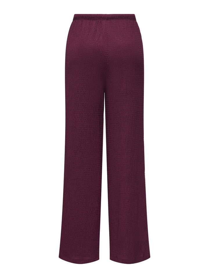 Only 15376496 Debbie lange broek dames bordeaux