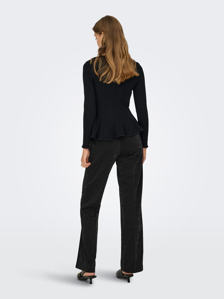Only poptrash-suki lange broek zwart – dames - L32