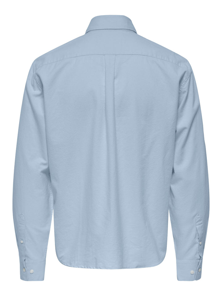 ONLY & SONS Gaton overhemd l/m lichtblauw – heren