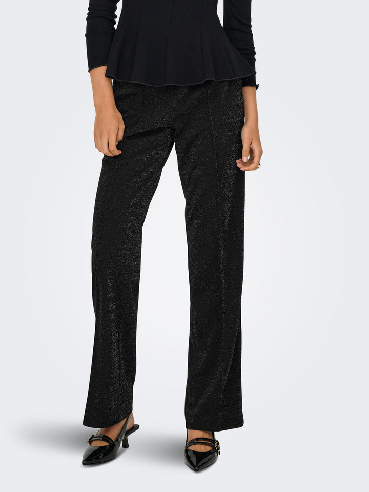 Only poptrash-suki lange broek zwart – dames - L32