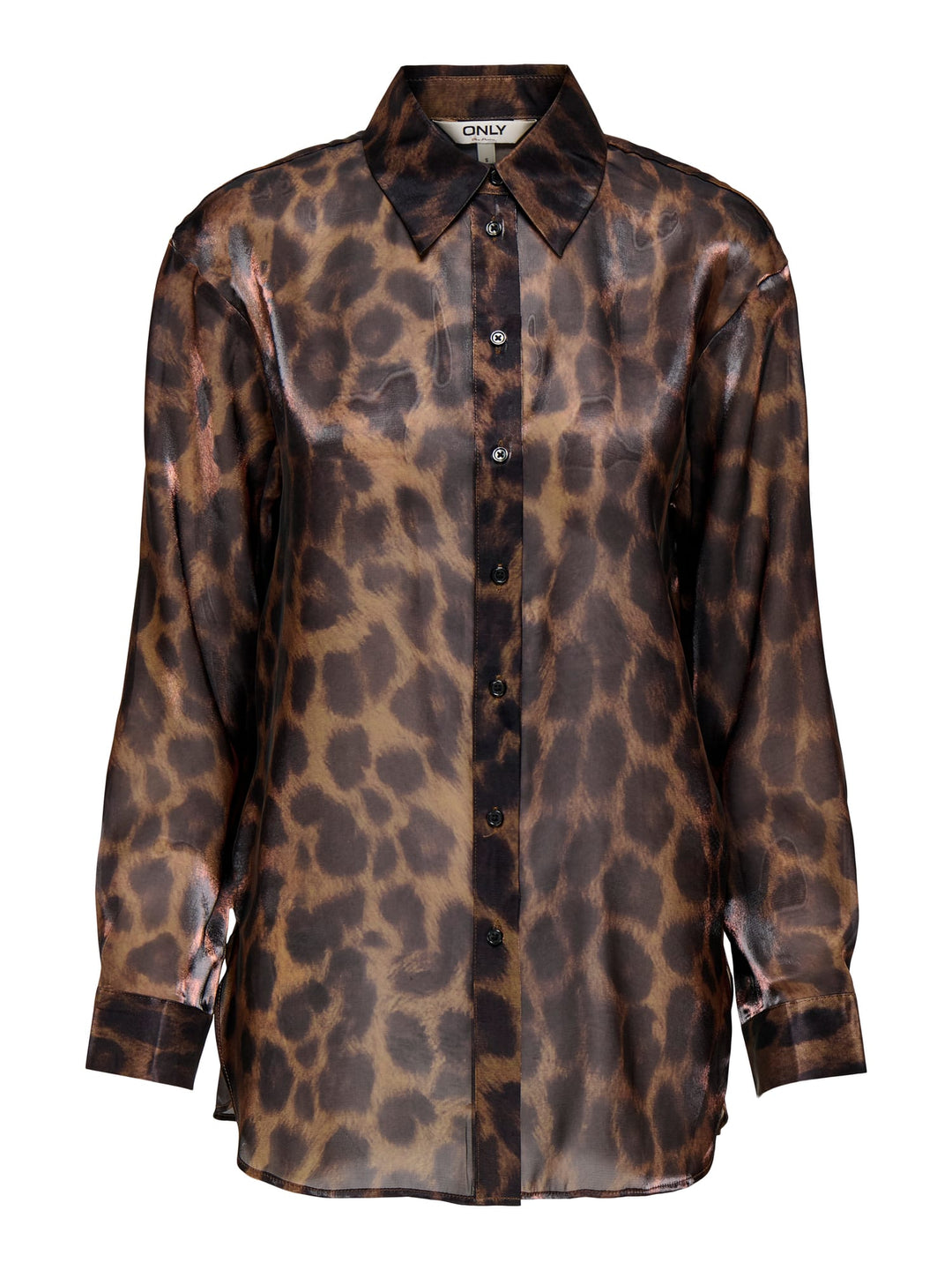 Only 15358407 Stella blouse bruin dessin – dames