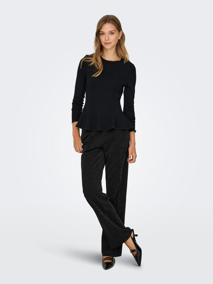 Only poptrash-suki lange broek zwart – dames - L32