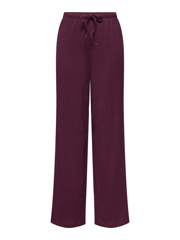 Only 15376496 Debbie lange broek dames bordeaux