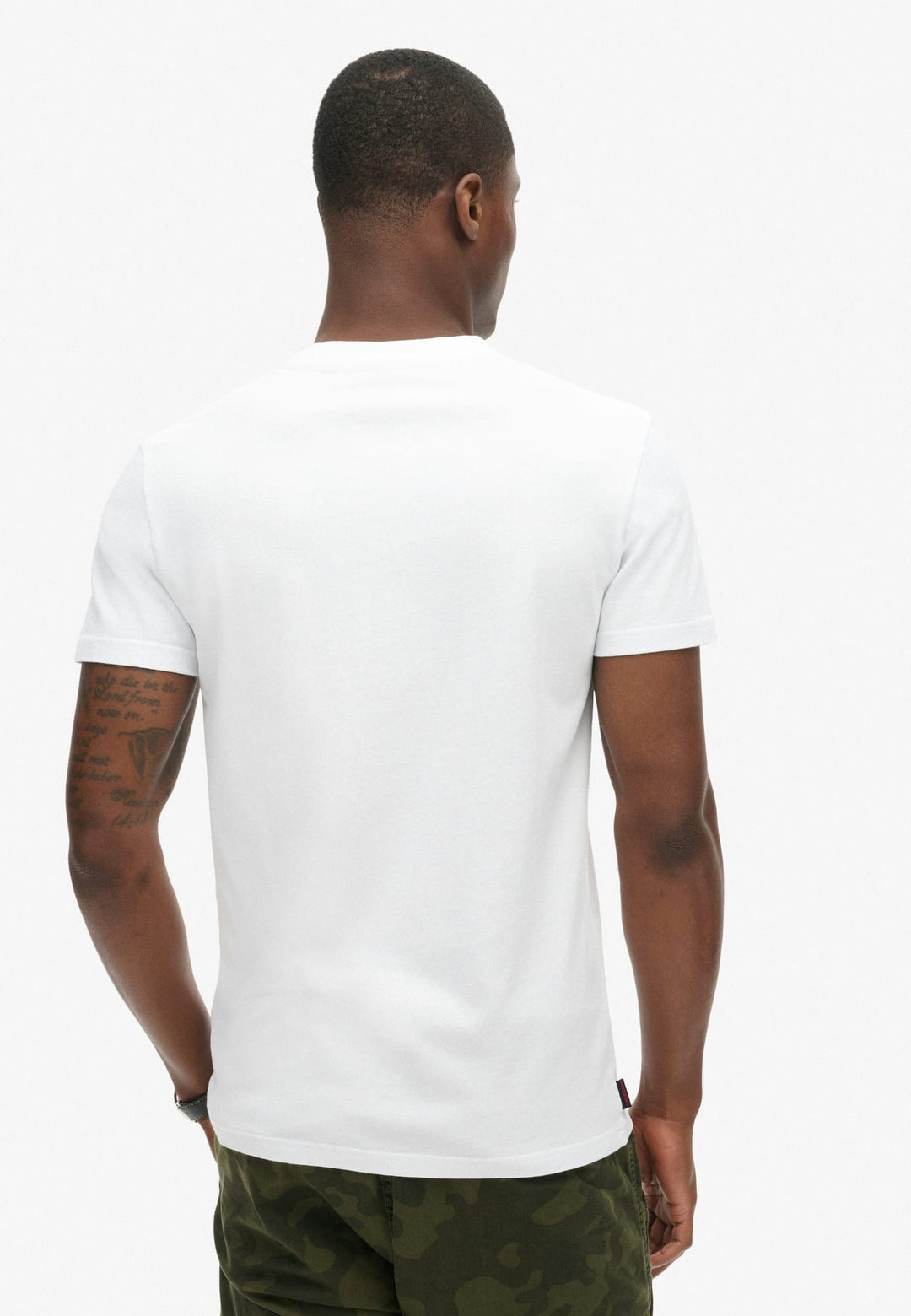 Superdry Essential Logo T-shirt wit – heren