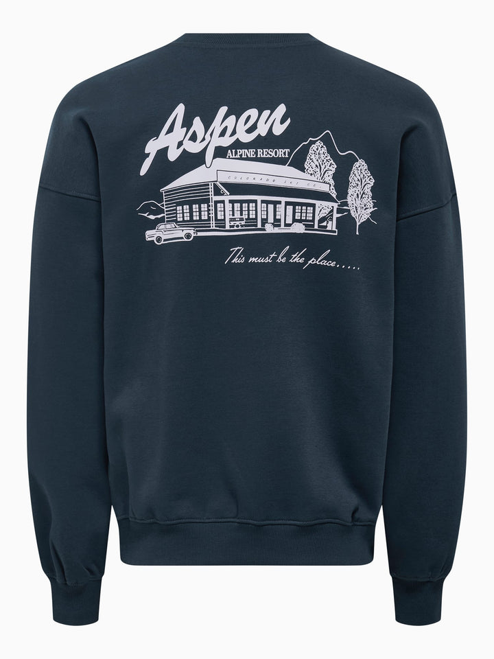 ONLY & SONS Ceres sweater heren navy - casual en stijlvol