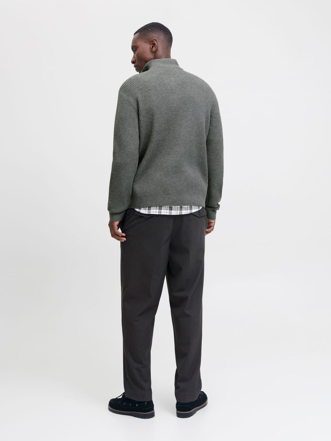 Jack & Jones JPRBLURICHARD KNIT HIGH NECK trui – heren - Grijs Melee