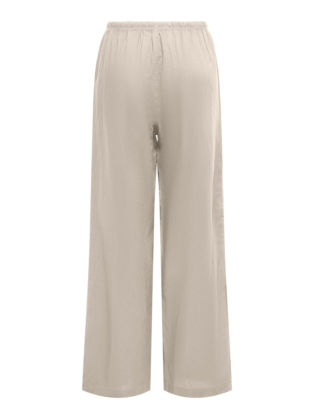 Only Isola broek met wijde pijpen – dames - Beige - L32