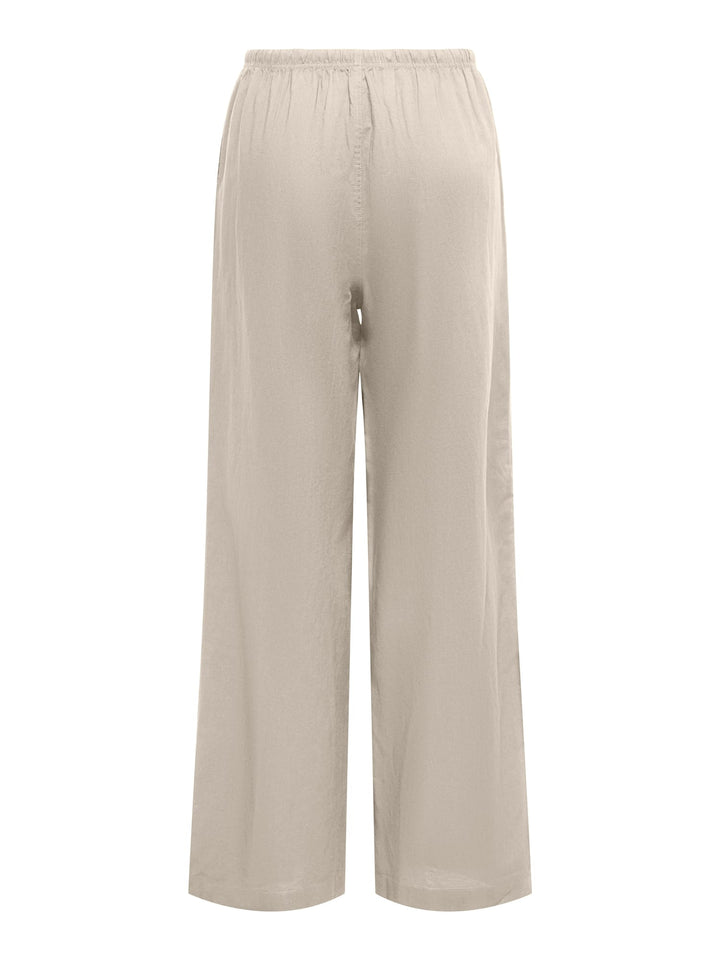 Only 15374094 Isola lange broek dames beige - L32