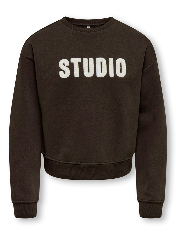 Kids Only 15353354 Sweat – meisjes sweater bruin