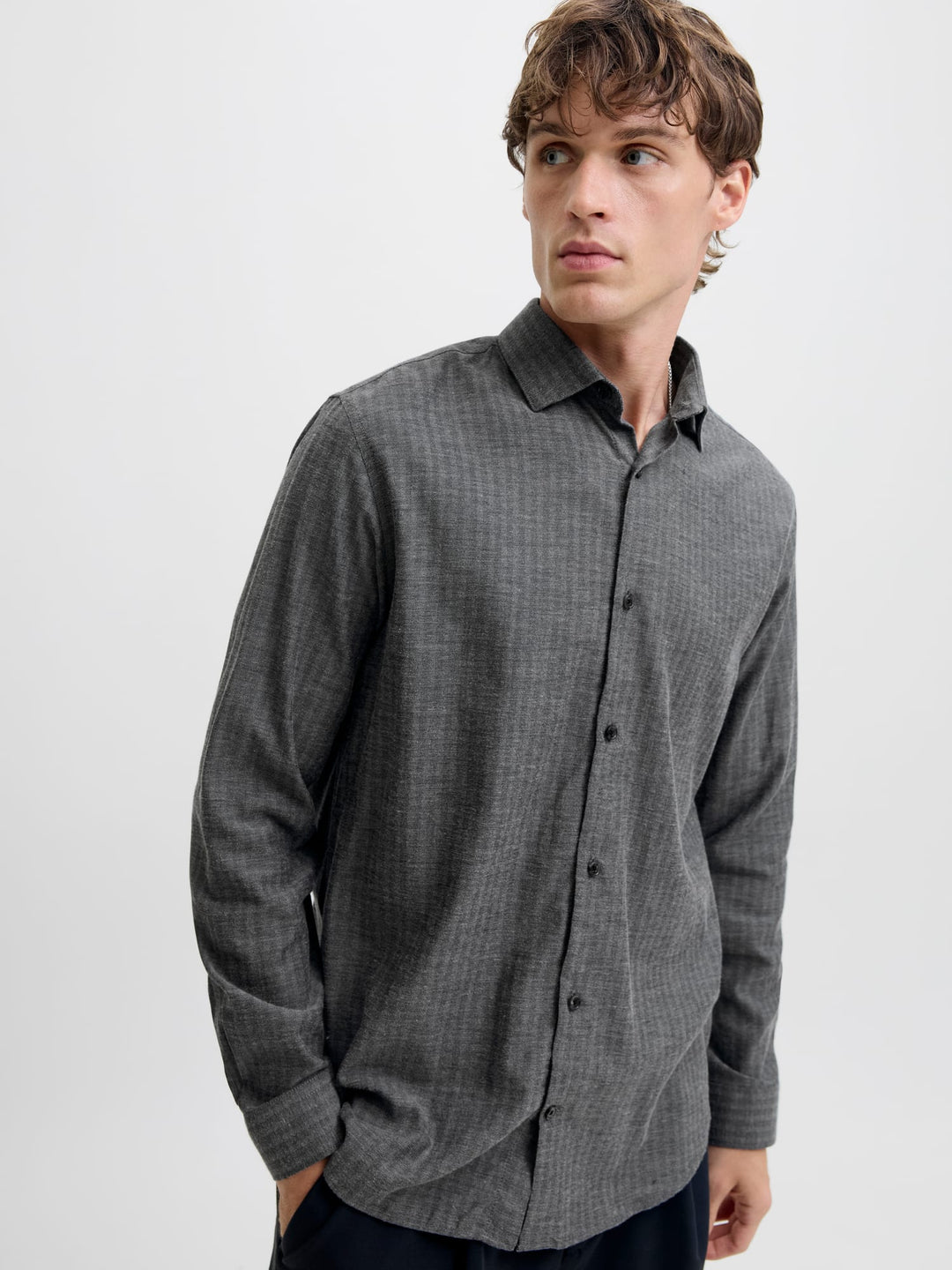 Jack & Jones Parker overhemd antraciet – heren