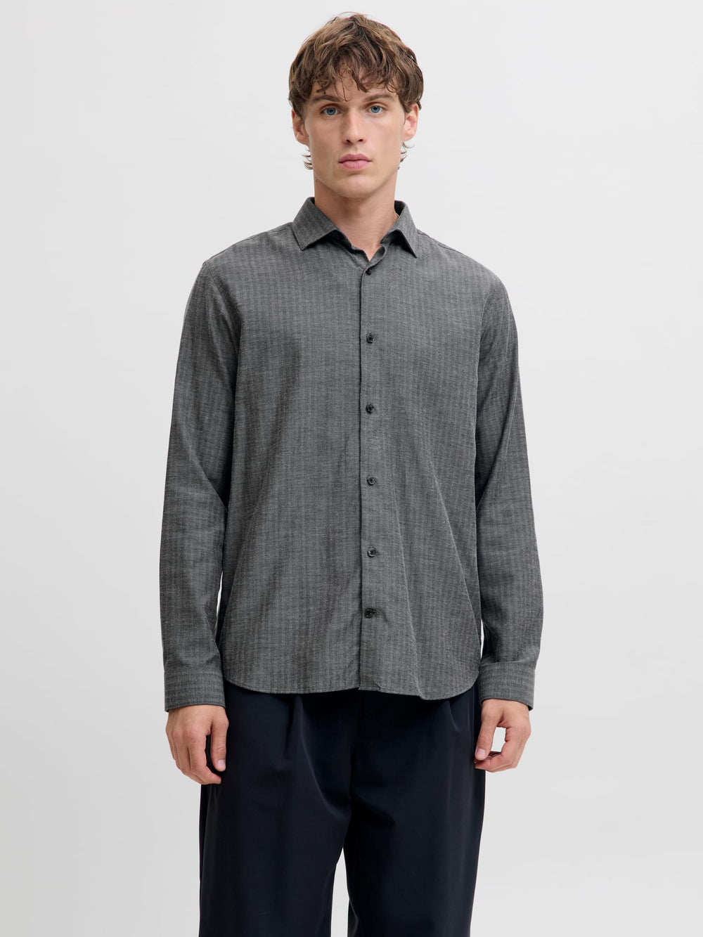 Jack & Jones Parker overhemd antraciet – heren