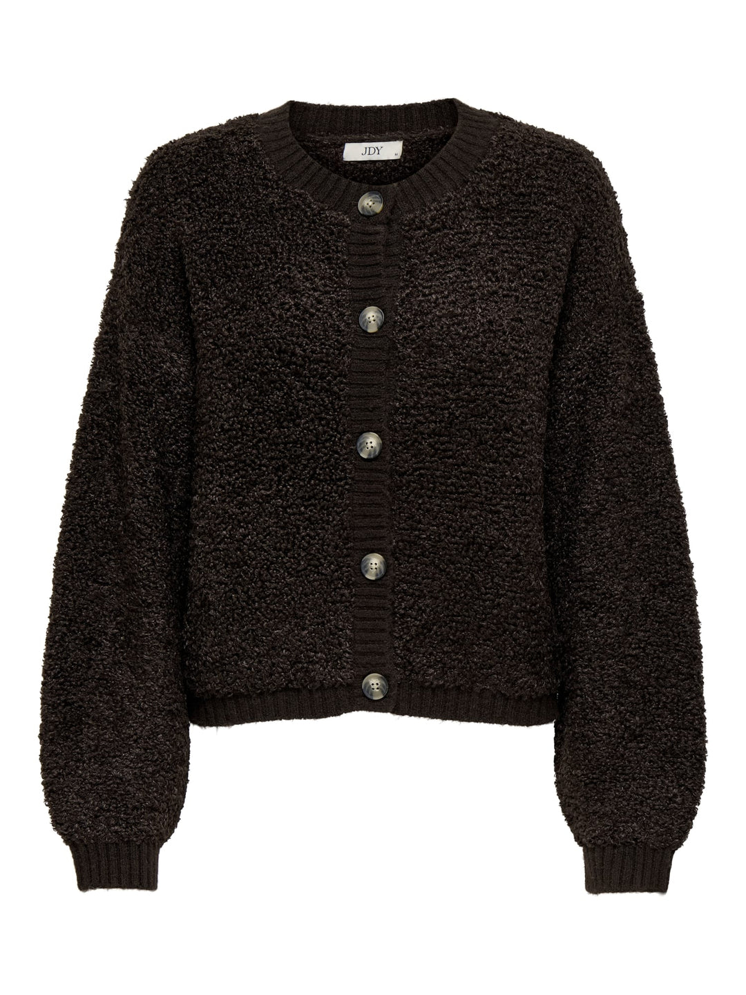 jacqueline de yong 15337012 Eira vest gebreid bruin