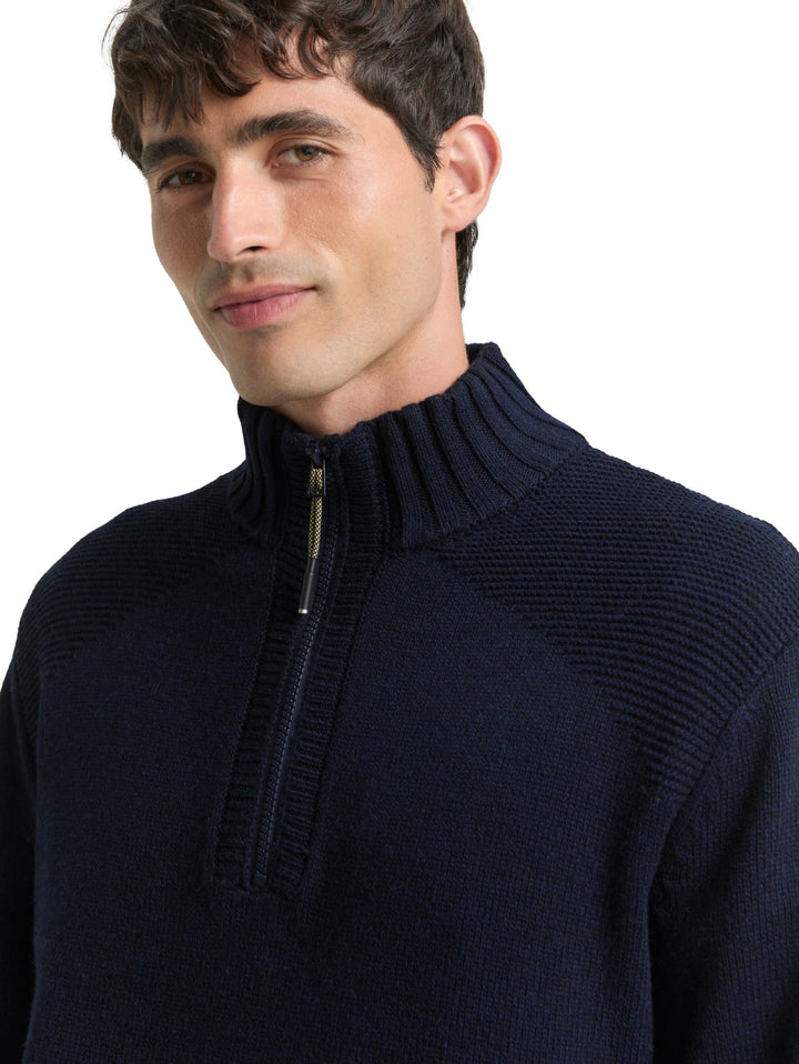 Tom Tailor Troyer trui navy - heren
