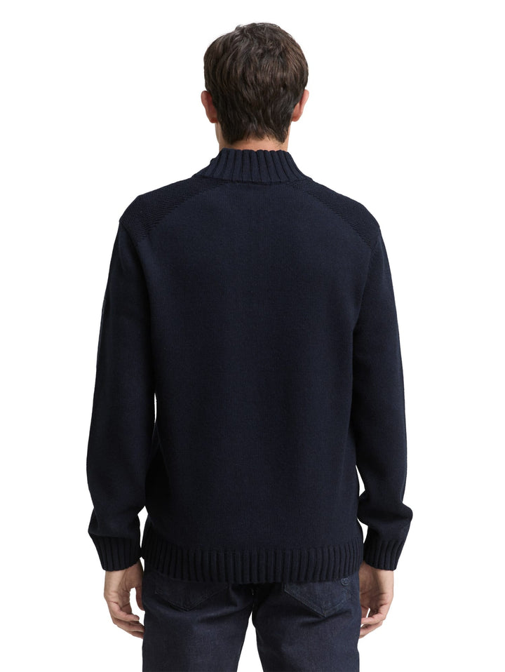 Tom Tailor Troyer trui navy - heren
