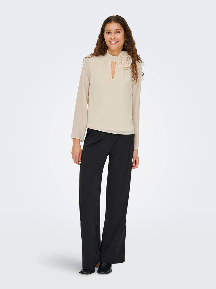 Jacqueline de Yong 15361373 Nomi party top ecru