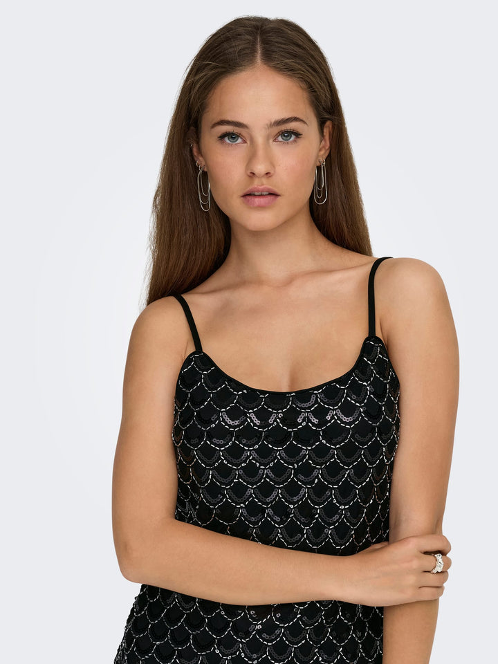 Only 15360472 Lima singlet zwart – dames