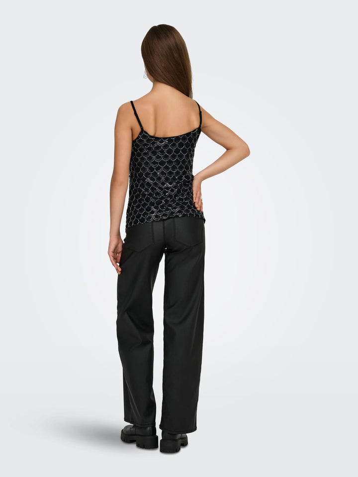 Only 15360472 Lima singlet zwart – dames