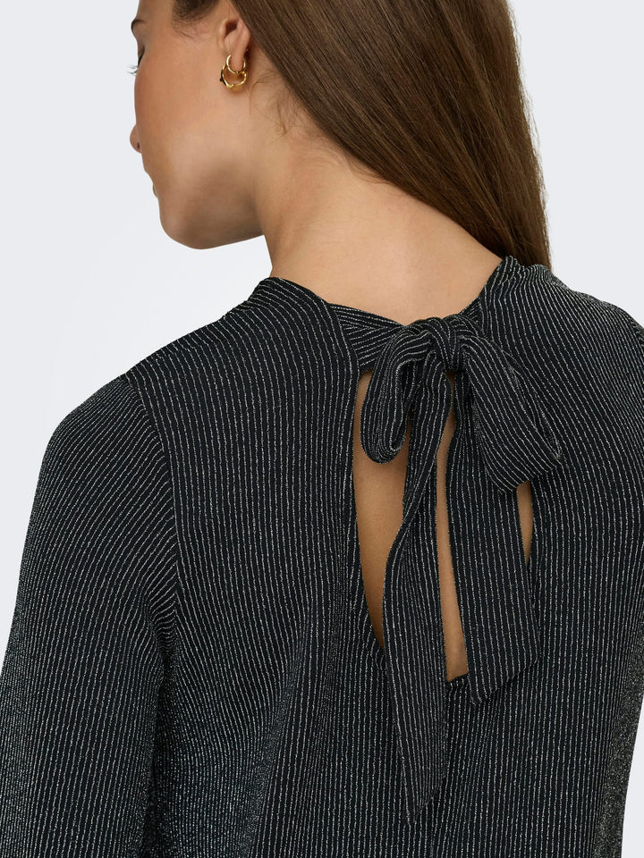 Only Carol blouse zwart dessin – dames