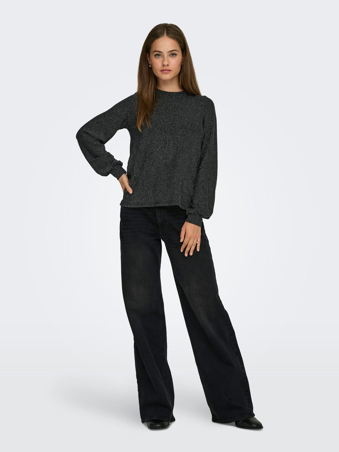 Only Carol blouse zwart dessin – dames