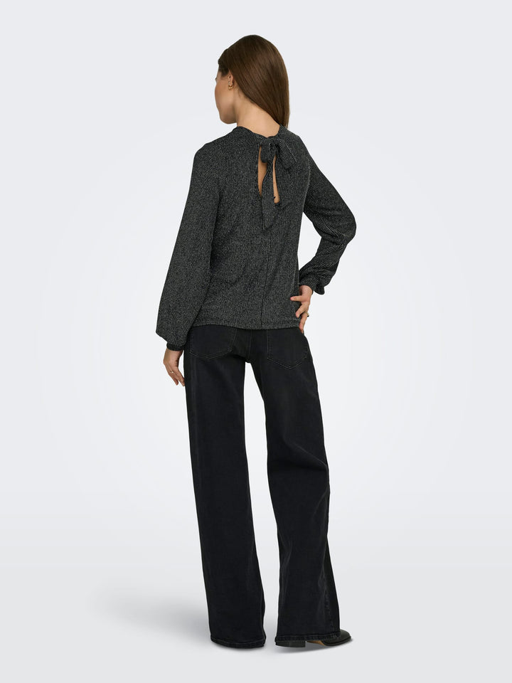 Only Carol blouse zwart dessin – dames