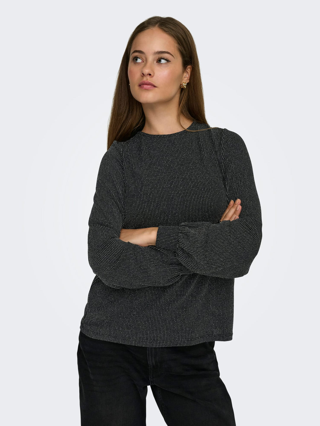 Only Carol blouse zwart dessin – dames