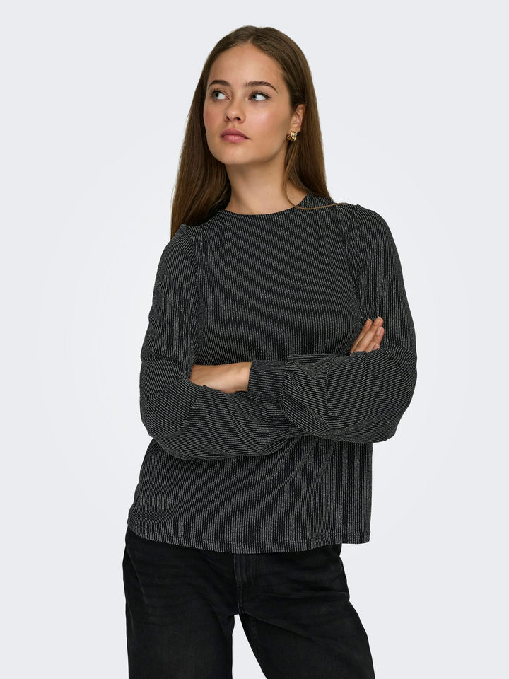 Only Carol blouse zwart dessin – dames