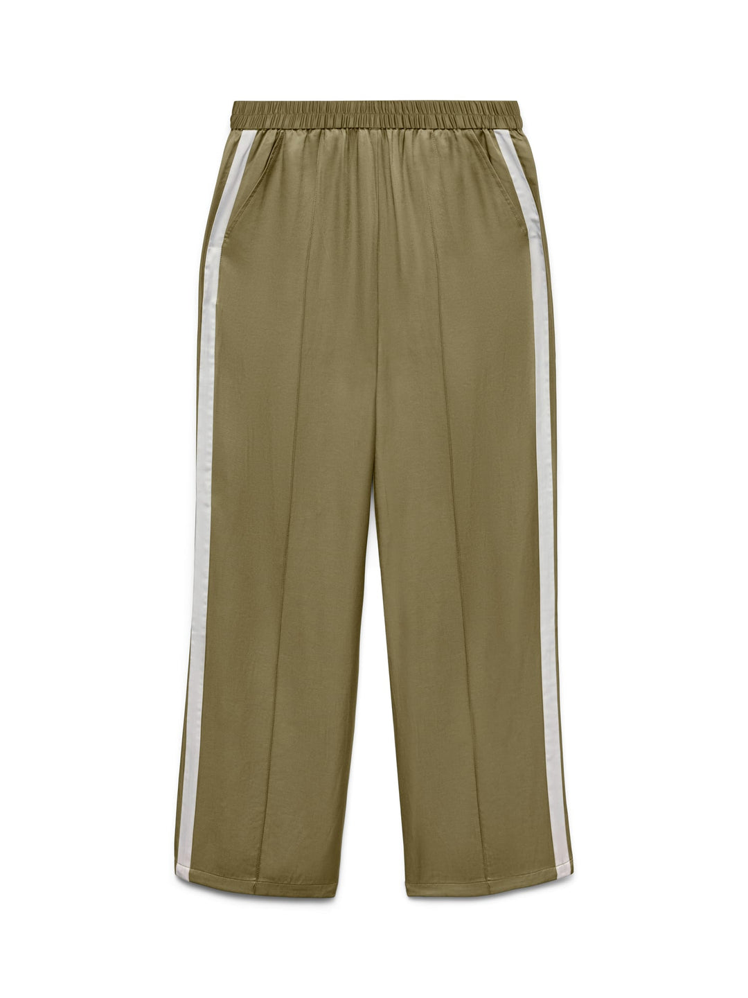 VERO MODA VMVINA Detail HW Straight Pants groen dessin – dames